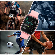 LOKMAT P8 1.4 inch Screen Water-resistant Health Smart Watch, Pedometer / Sleep / Heart Rate Monitor (Black)
