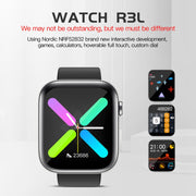 LOKMAT R3L Water-resistant Health Smart Watch, Pedometer / Sleep / Heart Rate / Blood Oxygen / Blood Pressure Monitor(Gold)
