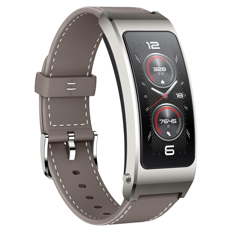 Original Huawei TalkBand B7 Smart Bracelet, 1.53 inch Screen, Support Bluetooth Call / Heart Rate / Blood Oxygen / Sleep Monitoring (Grey)