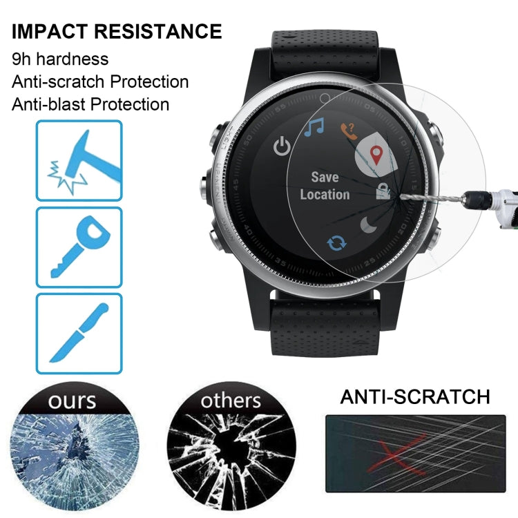 2 PCS ENKAY Hat-Prince for Garmin Fenix 5S Smart Watch 0.2mm 9H Surface Hardness 2.15D Explosion-proof Tempered Glass Screen Film - Screen Protector by ENKAY | Online Shopping South Africa | PMC TechLife | Buy Now Pay Later Mobicred