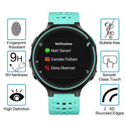 2 PCS ENKAY Hat-Prince for Garmin Compatible witherunner 235 Smart Watch 0.2mm 9H Surface Hardness 2.15D Explosion-proof Tempered Glass Screen Film