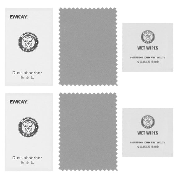 2 PCS ENKAY Hat-Prince for Garmin Compatible witherunner 235 Smart Watch 0.2mm 9H Surface Hardness 2.15D Explosion-proof Tempered Glass Screen Film
