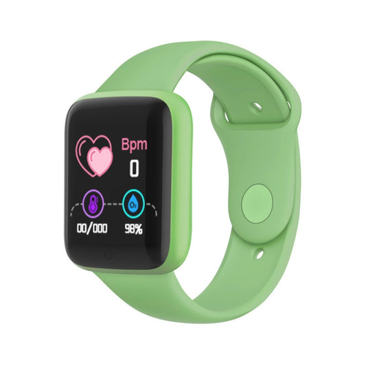 Y68M 1.44 inch Smart Watch, Support Heart Rate Blood Pressure Blood Oxygen Monitoring(Green) - Smart Wristbands by PMC Jewellery | Online Shopping South Africa | PMC Jewellery | Buy Now Pay Later Mobicred