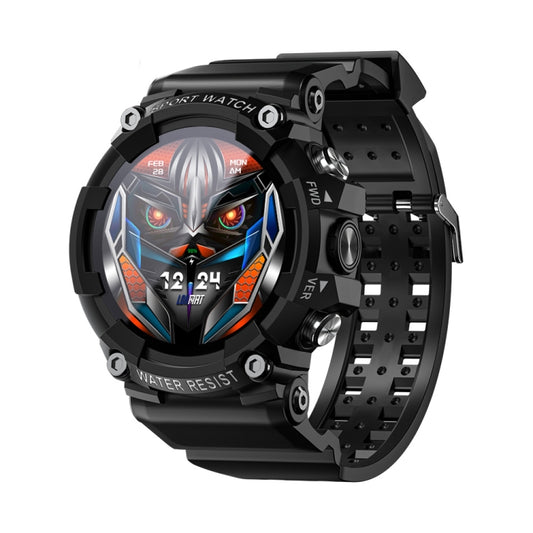 LOKMAT ATTACK 3 1.28 inch TFT Screen Sports Fitness Smart Watch, Support Bluetooth Call(Black) - free shipping - PMC Jewellery - Order now!