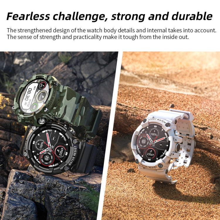 LOKMAT ATTACK 3 1.28 inch TFT Screen Sports Fitness Smart Watch, Support Bluetooth Call(Black)