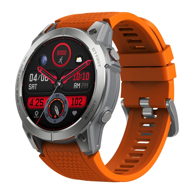 Zeblaze Stratos 3 1.43 inch AMOLED Screen IP68 Water-resistant Smart Watch, Support Bluetooth Call / GPS (Orange)