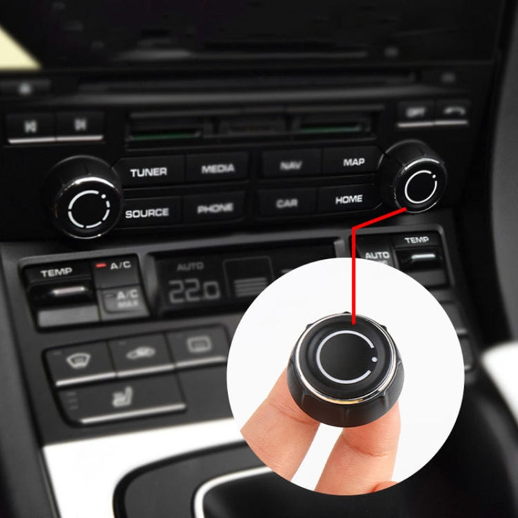 For Porsche Cayenne Left Driving Car Right CD Player Volume Adjustment Knob Cover 97064292901 - Car Switches by PMC TechLife | Online Shopping South Africa | PMC TechLife | Buy Now Pay Later Mobicred