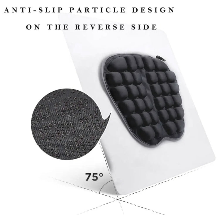 IN-SC003 Car Office Inflatable Airbag Seat Cushion, Style: Manual Inflation (Black)