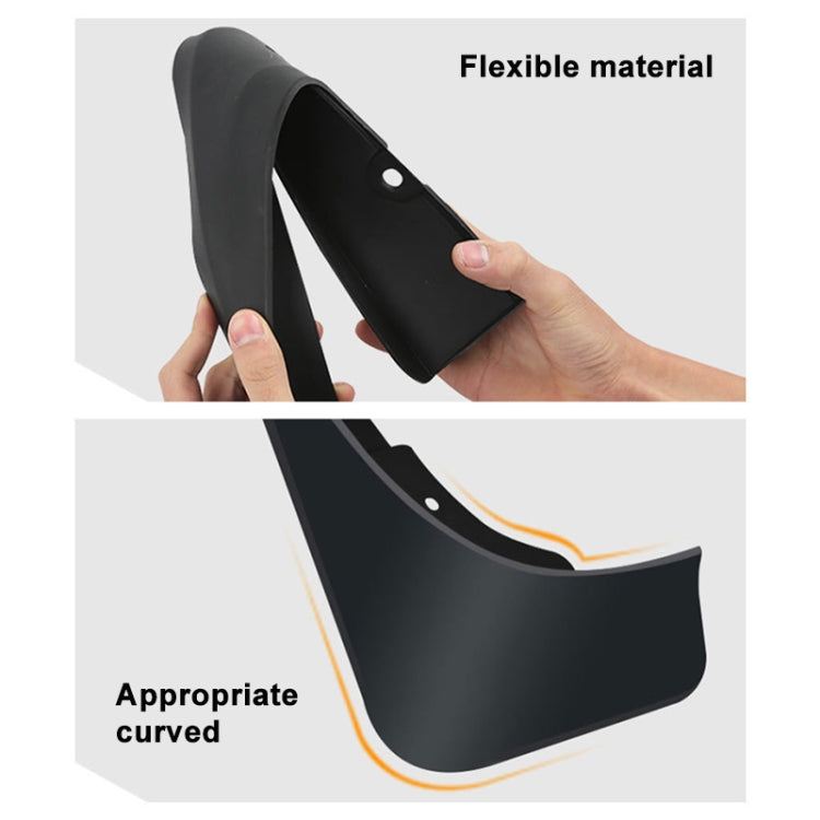 For Audi A3 2004-2013 4pcs/Set Car Auto Soft Plastic Splash Flaps Fender Guard