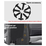 For Audi A3 2004-2013 4pcs/Set Car Auto Soft Plastic Splash Flaps Fender Guard