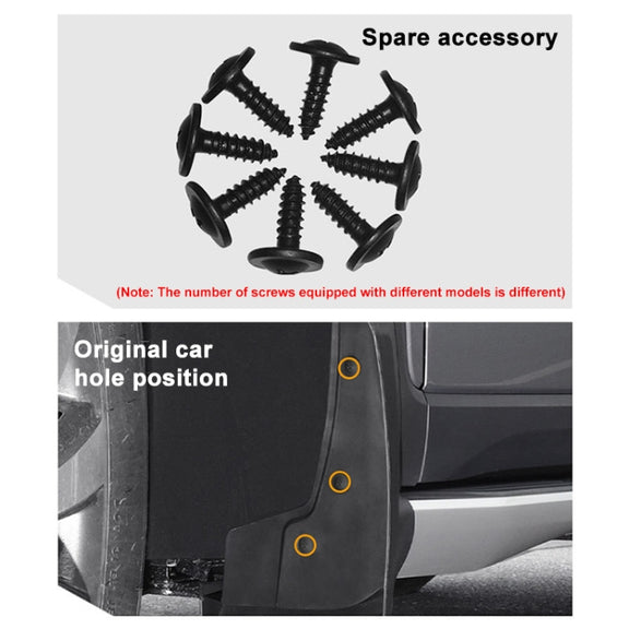 For Audi A3 2004-2013 4pcs/Set Car Auto Soft Plastic Splash Flaps Fender Guard