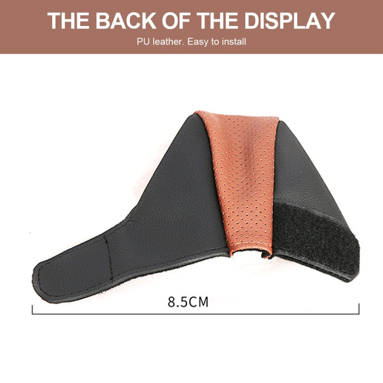 Universal Car PU Leather Gear Shift Knob Protective Cover (Black) - Shift Knob by PMC TechLife | Online Shopping South Africa | PMC TechLife | Buy Now Pay Later Mobicred