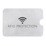 100pcs Aluminum Foil Anti Theft RFID Blocking Sleeve Card Protector, Size: 9.1*6.3cm