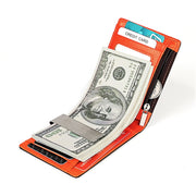 9606 Cowhide Leather Anti-magnetic RFID Multiple Card Slots Wallet for Men, with Zipper Bag(Black)