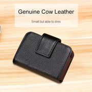 KB188 Horizontal Cowhide Leather Organ Shape Multiple Card Slots Anti-magnetic RFID Wallet for Ladies, with Transparent Window(Rose Red)