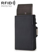 CH0727-1 RFID Carbon Fiber Zipper Multifunctional Card Package(Black) - Antimagnetic RFID Package by PMC TechLife | Online Shopping South Africa | PMC TechLife | Buy Now Pay Later Mobicred