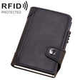 X-51 Automatically Pop-up Card Type Anti-magnetic RFID Anti-theft PU Leather Wallet with Card Slots(Black) - free shipping - PMC TechLife - Order now!