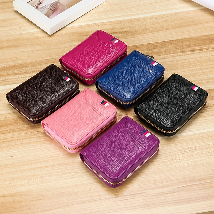 KB151 Multi-card Anti-magnetic RFID Organ Card Package Ladies Wallet (Purple) - Antimagnetic RFID Package by PMC Jewellery | Online Shopping South Africa | PMC Jewellery | Buy Now Pay Later Mobicred