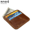 KB108 Antimagnetic RFID Fashion Crazy Horse Texture Bus Credit Card Package burglar brush - Antimagnetic RFID Package by PMC TechLife | Online Shopping South Africa | PMC TechLife | Buy Now Pay Later Mobicred