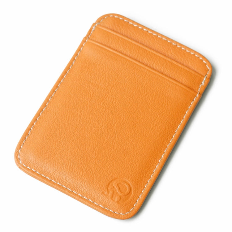 XIAO YUAN XIANG Cowhide Leather 5 Card Pocket Sleeve Wallet Coin Purse Credit Card Holder, Size: 10.6cm x 7.2cm, Random Color Delivery - free shipping - PMC TechLife - Order now!