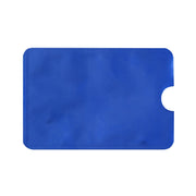 100pcs Aluminum Foil RFID Blocking Credit Card ID Bank Card Case Card Holder Cover, Size: 9 x 6.3cm (Blue)