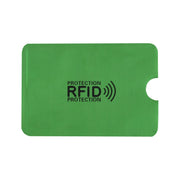 100pcs Aluminum Foil RFID Blocking Credit Card ID Bank Card Case Card Holder Cover, Size: 9 x 6.3cm (Green)