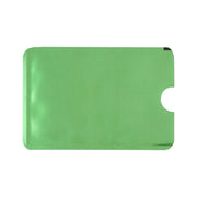 100pcs Aluminum Foil RFID Blocking Credit Card ID Bank Card Case Card Holder Cover, Size: 9 x 6.3cm (Green)