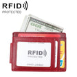 KB80 Antimagnetic RFID Crazy Horse Texture Oil Wax Leather Card Holder Wallet Billfold for Men and Women (Red) - Antimagnetic RFID Package by PMC TechLife | Online Shopping South Africa | PMC TechLife | Buy Now Pay Later Mobicred