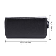 902 Antimagnetic RFID Litchi Texture Women Large Capacity Hand Wallet Purse Phone Bag with Card Slots(Black)