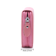 902 Antimagnetic RFID Litchi Texture Women Large Capacity Hand Wallet Purse Phone Bag with Card Slots(Pink)