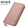 906 Antimagnetic RFID Litchi Texture Women Large Capacity Hand Wallet Purse Phone Bag with Card Slots(Light Pink) - Antimagnetic RFID Package by PMC TechLife | Online Shopping South Africa | PMC TechLife | Buy Now Pay Later Mobicred