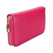 906 Antimagnetic RFID Litchi Texture Women Large Capacity Hand Wallet Purse Phone Bag with Card Slots(Rose Red)