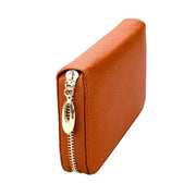 906 Antimagnetic RFID Litchi Texture Women Large Capacity Hand Wallet Purse Phone Bag with Card Slots(Brown)