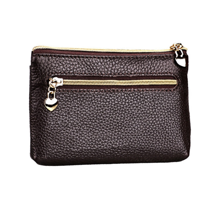 2013 Multifunctional Litchi Texture Women Large Capacity Hand Wallet with Card Slots(Coffee)