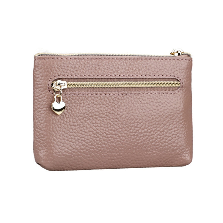2013 Multifunctional Litchi Texture Women Large Capacity Hand Wallet with Card Slots(Light Pink)