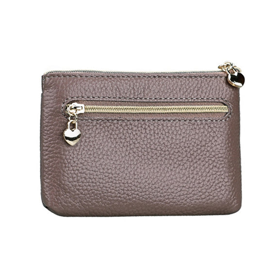 2013 Multifunctional Litchi Texture Women Large Capacity Hand Wallet with Card Slots(Pale Pinkish Grey)