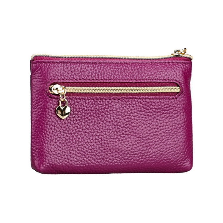 2013 Multifunctional Litchi Texture Women Large Capacity Hand Wallet with Card Slots(Purple)
