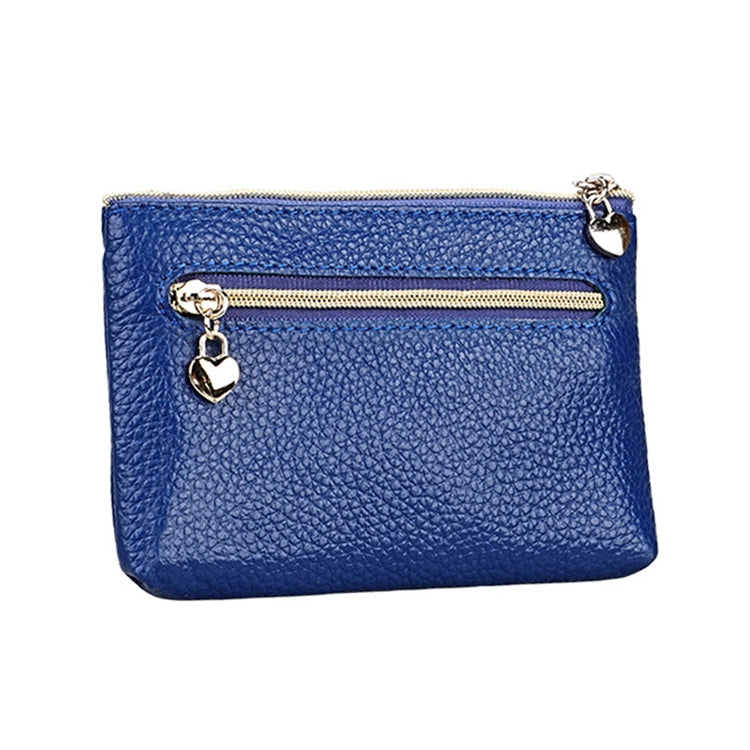2013 Antimagnetic RFID Multifunctional Litchi Texture Women Large Capacity Hand Wallet with Card Slots (Sapphire Blue)