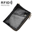 3533 Antimagnetic RFID Top-grain Leather Crazy Horse Texture Men Business Leisure Wallet (Black) - free shipping - PMC TechLife - Order now!