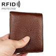 8018 Antimagnetic RFID Retro Fashion Crazy Horse Texture Leather Wallet for Men and Women - Antimagnetic RFID Package by PMC TechLife | Online Shopping South Africa | PMC TechLife | Buy Now Pay Later Mobicred
