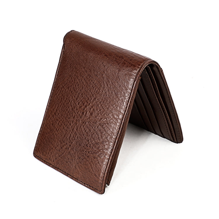 8018 Antimagnetic RFID Retro Fashion Crazy Horse Texture Leather Wallet for Men and Women - Antimagnetic RFID Package by PMC TechLife | Online Shopping South Africa | PMC TechLife | Buy Now Pay Later Mobicred