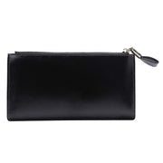 8236 Antimagnetic RFID Multi-function Oil Wax Leather Lady Wallet Large-capacity Purse (Black)