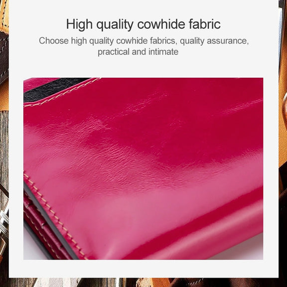 8239 Antimagnetic RFID Multi-function Leather Lady Wallet Large-capacity Purse with Detachable Card Holder(Blue)
