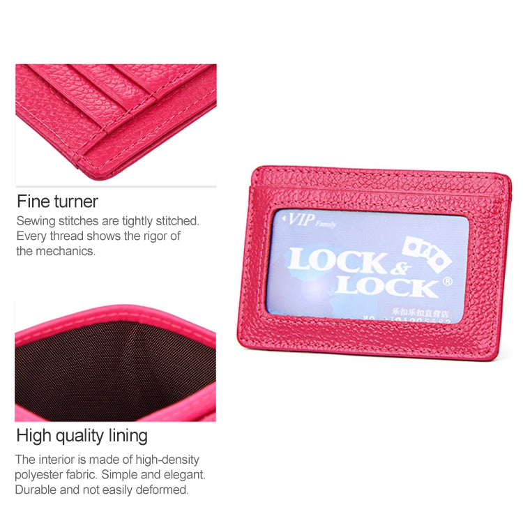 KB37 Antimagnetic RFID Litchi Texture Leather Card Holder Wallet Billfold for Men and Women (Lake Blue) - free shipping - PMC TechLife - Order now!