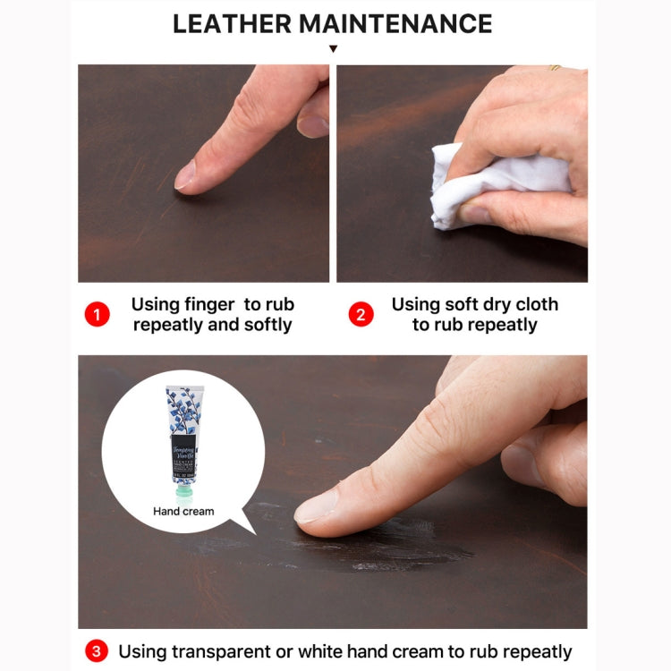 CONTACTS FAMILY CF1110 Universal Crazy Horse Leather Watch Protective Case Storage Bag for Apple Watch (Brown)