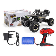 HD6026 1:12 Large Alloy Climbing Car Mountain Cross-country Four-wheel Drive Remote Control Car Toy, Size: 37cm(Red)
