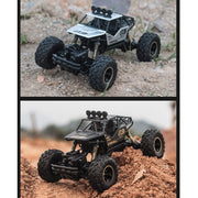 HD6026 1:16 Large Alloy Climbing Car Mountain Cross-country Four-wheel Drive Remote Control Car Toy, Size: 28cm(Red)