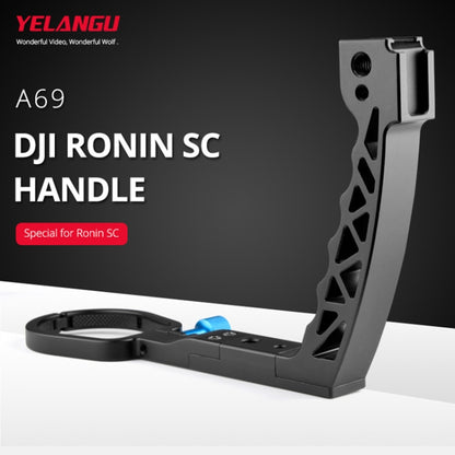 YELANGU A69 Lifting Handle Pot Handheld Stabilizer Extension Mount for DJI Ronin SC (Black) - free shipping - PMC Jewellery - Order now!