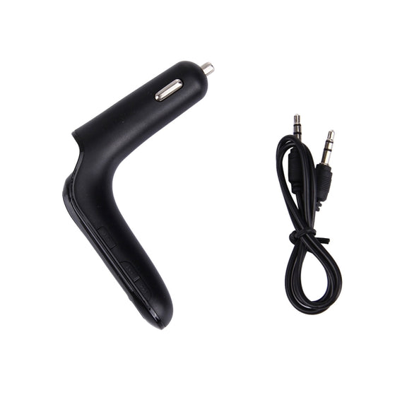 CARS7 Bluetooth Car Charger with Digital Display for Mobile Phone(Black)