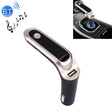 CARS7 Bluetooth Car Charger with Digital Display for Mobile Phone(Gold) - Car Charger by PMC TechLife | Online Shopping South Africa | PMC TechLife